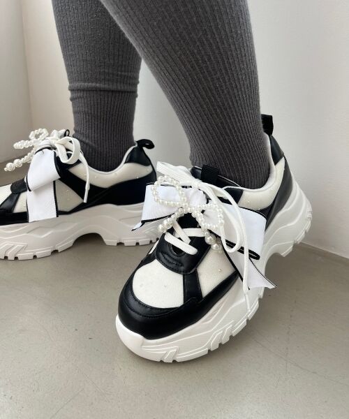 MAJESTIC LEGON / マジェスティックレゴン スニーカー | 2WAYリボンビジュースニーカー | 詳細19
