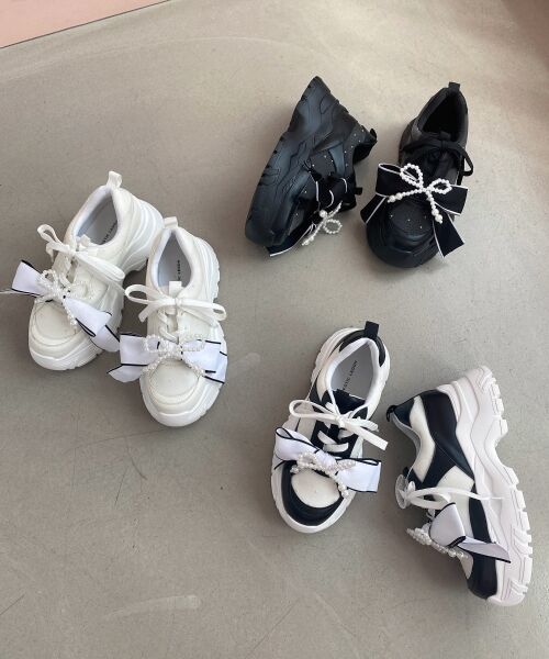 MAJESTIC LEGON / マジェスティックレゴン スニーカー | 2WAYリボンビジュースニーカー | 詳細2