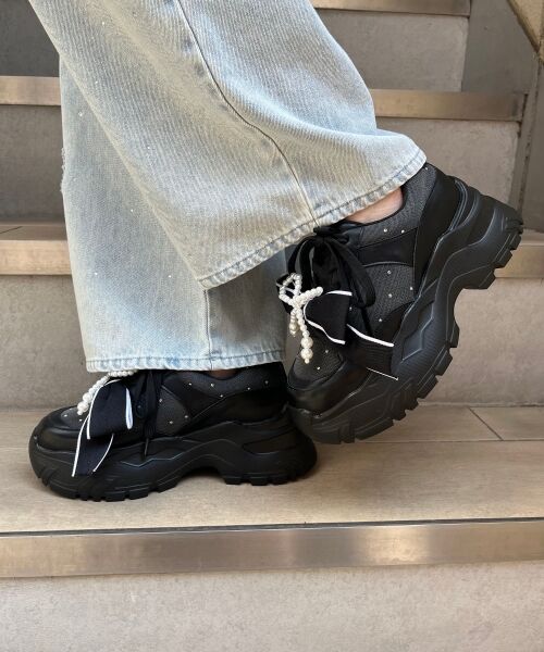 MAJESTIC LEGON / マジェスティックレゴン スニーカー | 2WAYリボンビジュースニーカー | 詳細23