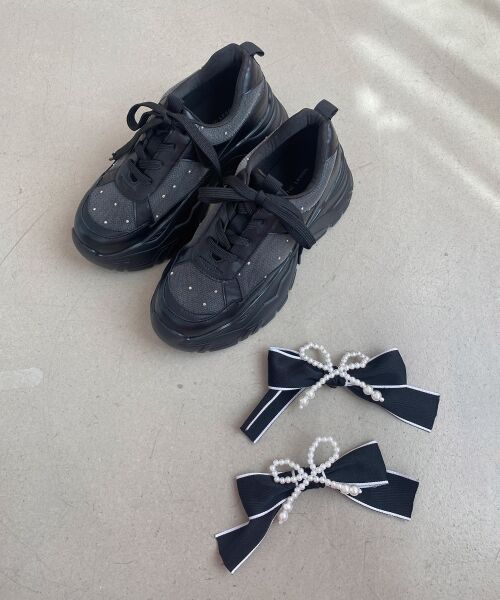 MAJESTIC LEGON / マジェスティックレゴン スニーカー | 2WAYリボンビジュースニーカー | 詳細27