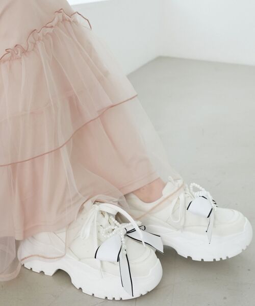 MAJESTIC LEGON / マジェスティックレゴン スニーカー | 2WAYリボンビジュースニーカー | 詳細4