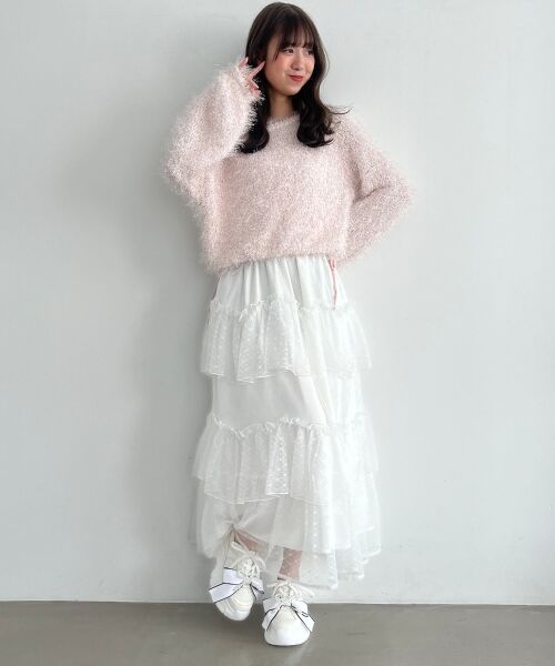 MAJESTIC LEGON / マジェスティックレゴン スニーカー | 2WAYリボンビジュースニーカー | 詳細6