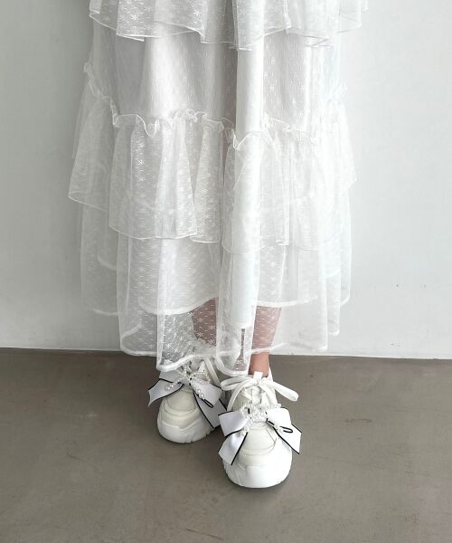 MAJESTIC LEGON / マジェスティックレゴン スニーカー | 2WAYリボンビジュースニーカー | 詳細7