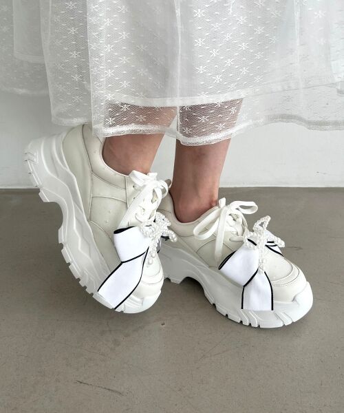 MAJESTIC LEGON / マジェスティックレゴン スニーカー | 2WAYリボンビジュースニーカー | 詳細8