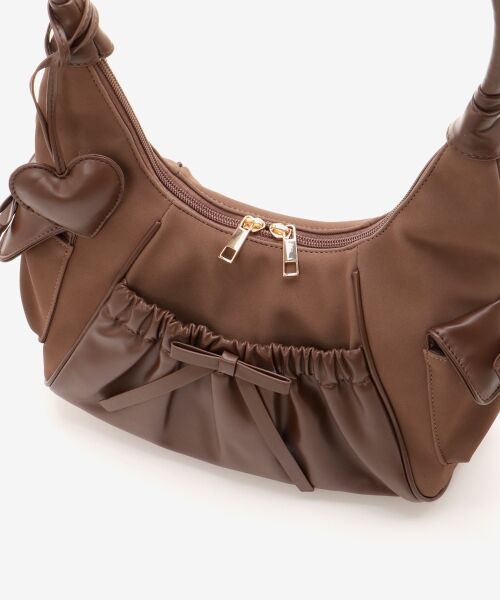 MAJESTIC LEGON / マジェスティックレゴン ハンドバッグ | ギャザーポケットリボンバッグ | 詳細13