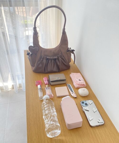 MAJESTIC LEGON / マジェスティックレゴン ハンドバッグ | ギャザーポケットリボンバッグ | 詳細6