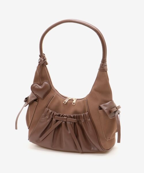 MAJESTIC LEGON / マジェスティックレゴン ハンドバッグ | ギャザーポケットリボンバッグ | 詳細8