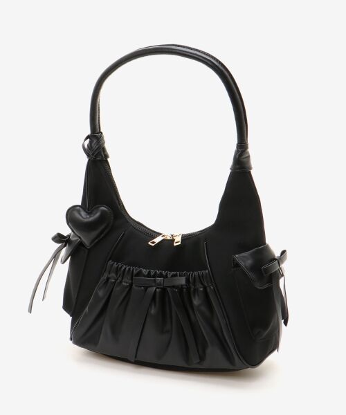 MAJESTIC LEGON / マジェスティックレゴン ハンドバッグ | ギャザーポケットリボンバッグ | 詳細9