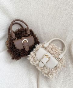 MAJESTIC LEGON / マジェスティックレゴン ショルダーバッグ | プードルボアミニショルダーバッグ