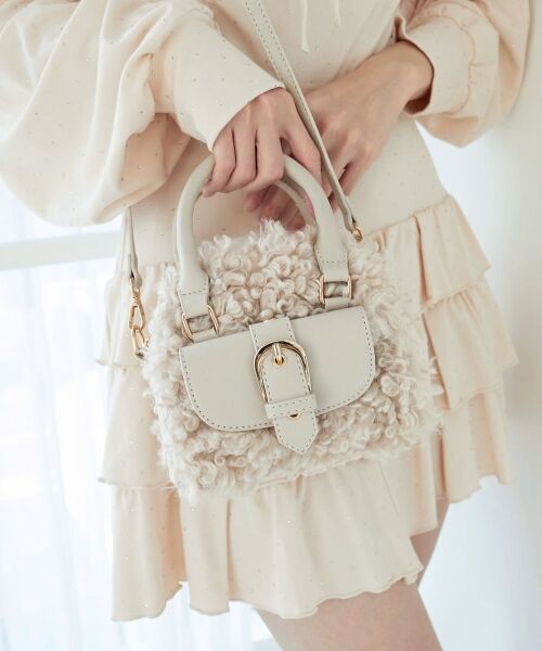 MAJESTIC LEGON / マジェスティックレゴン ショルダーバッグ | プードルボアミニショルダーバッグ | 詳細2