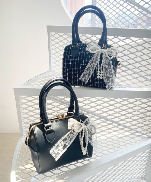 MAJESTIC LEGON / マジェスティックレゴン ボストンバッグ | チャーム付きミニボストンバッグ | 詳細12