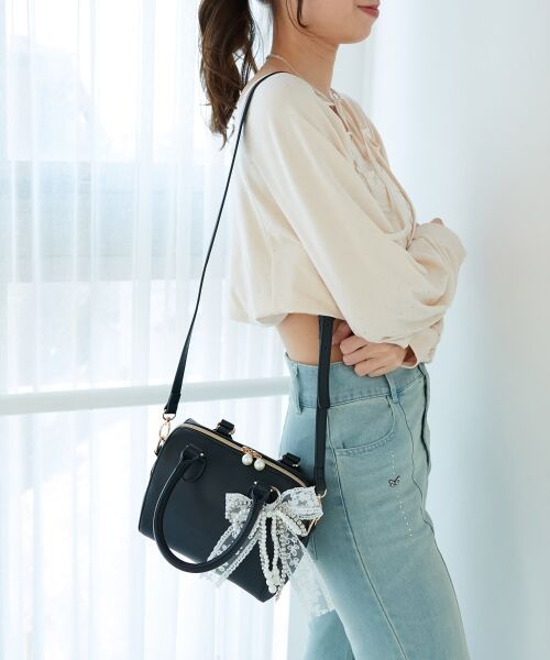 MAJESTIC LEGON / マジェスティックレゴン ボストンバッグ | チャーム付きミニボストンバッグ | 詳細6