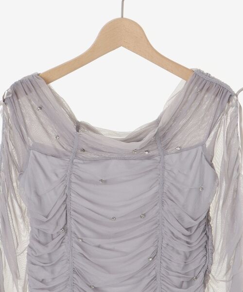 MAJESTIC LEGON / マジェスティックレゴン カットソー | キラキラビジューチュールトップス | 詳細26