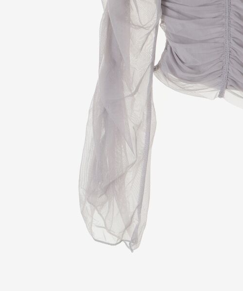 MAJESTIC LEGON / マジェスティックレゴン カットソー | キラキラビジューチュールトップス | 詳細27