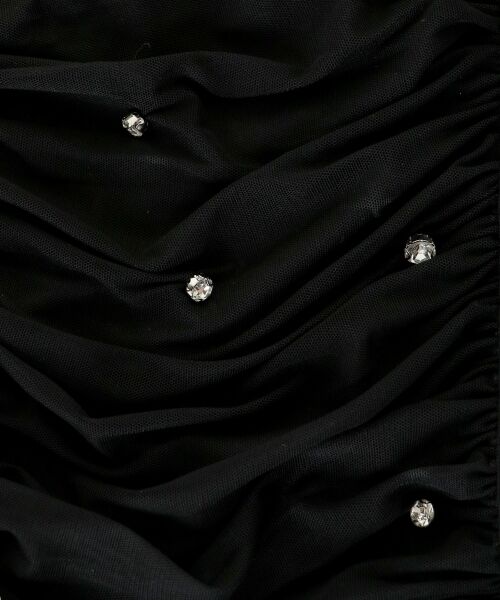 MAJESTIC LEGON / マジェスティックレゴン カットソー | キラキラビジューチュールトップス | 詳細30