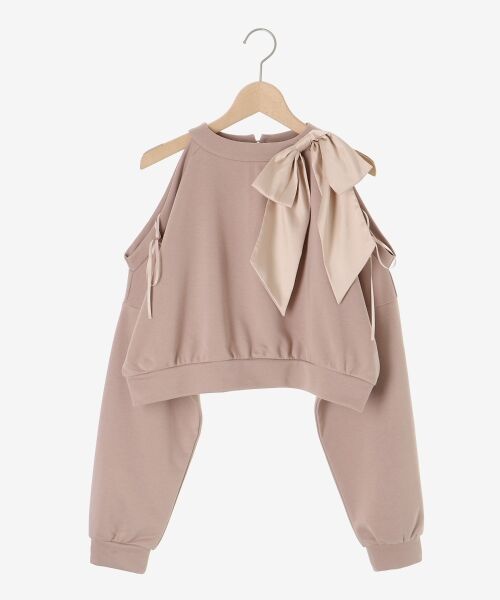 MAJESTIC LEGON / マジェスティックレゴン スウェット | オープンショルダーリボンスウェット | 詳細30