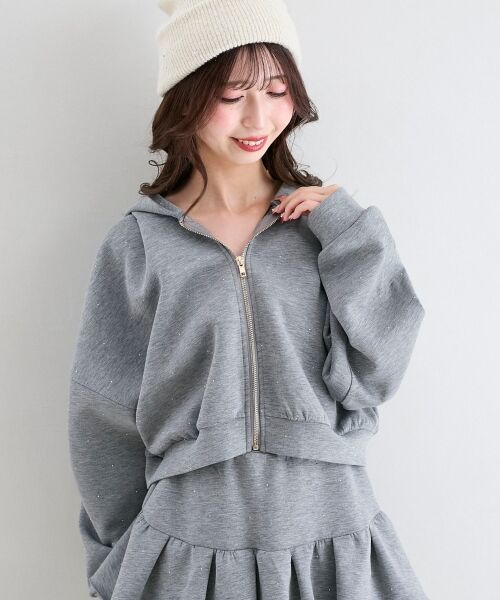 MAJESTIC LEGON / マジェスティックレゴン パーカー | ∞キラキララインストーンショートパーカー | 詳細21