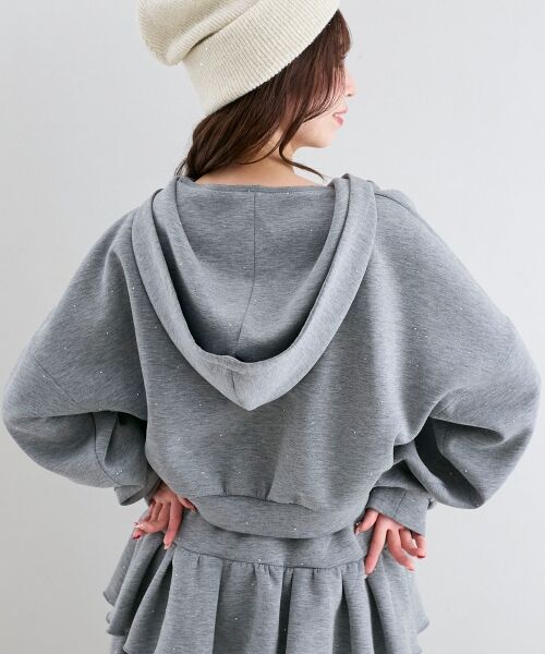 MAJESTIC LEGON / マジェスティックレゴン パーカー | ∞キラキララインストーンショートパーカー | 詳細23