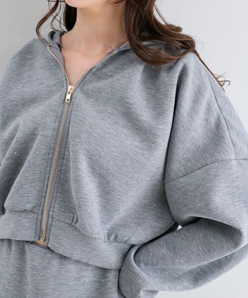 MAJESTIC LEGON / マジェスティックレゴン パーカー | ∞キラキララインストーンショートパーカー | 詳細24