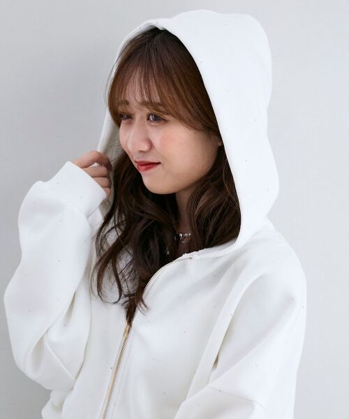 MAJESTIC LEGON / マジェスティックレゴン パーカー | ∞キラキララインストーンショートパーカー | 詳細8