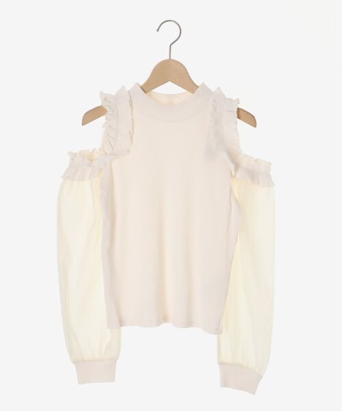 MAJESTIC LEGON / マジェスティックレゴン カットソー | オープンショルダーフリルカットトップス | 詳細22