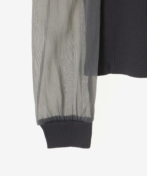 MAJESTIC LEGON / マジェスティックレゴン カットソー | オープンショルダーフリルカットトップス | 詳細27