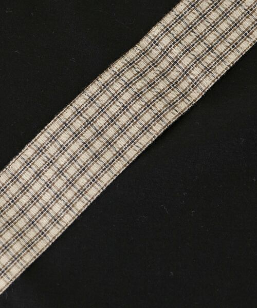 MAJESTIC LEGON / マジェスティックレゴン カットソー | 肩リボンチェックバイカラートップス | 詳細22