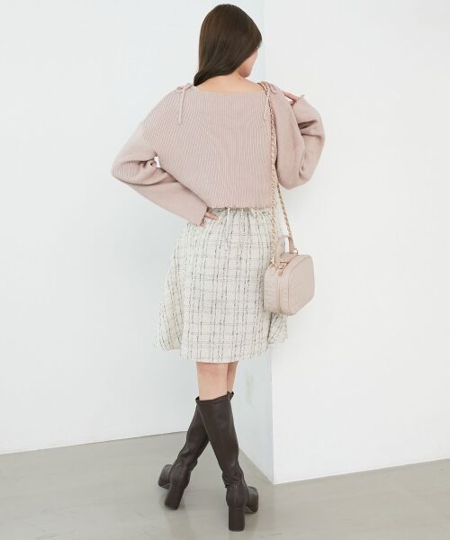 MAJESTIC LEGON / マジェスティックレゴン カーディガン・ボレロ | ダイヤ柄ビジューキャミセットカーデ | 詳細10