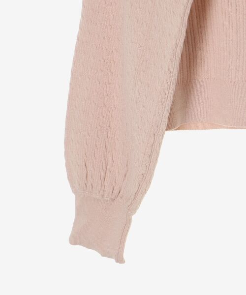 MAJESTIC LEGON / マジェスティックレゴン ニット・セーター | フェイクファー付きキラキラ襟ニット | 詳細27