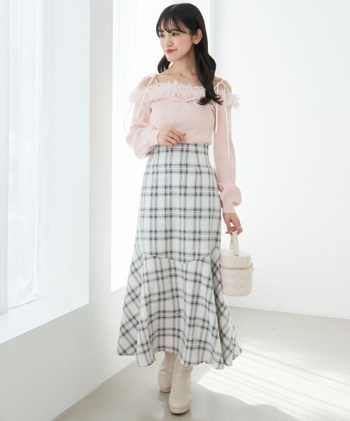 MAJESTIC LEGON / マジェスティックレゴン ニット・セーター | チェーン付きフェイクファーニット | 詳細11