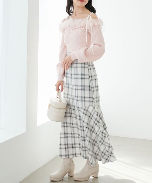 MAJESTIC LEGON / マジェスティックレゴン ニット・セーター | チェーン付きフェイクファーニット | 詳細12