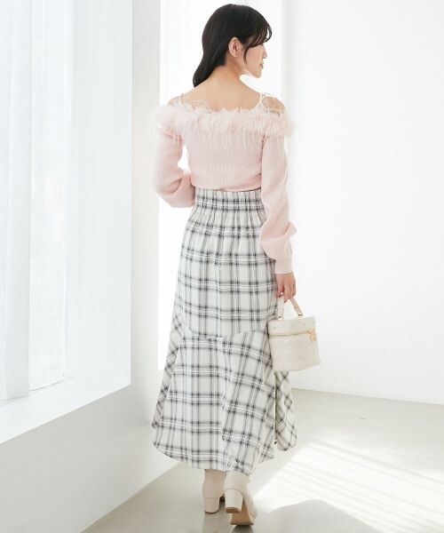 MAJESTIC LEGON / マジェスティックレゴン ニット・セーター | チェーン付きフェイクファーニット | 詳細13