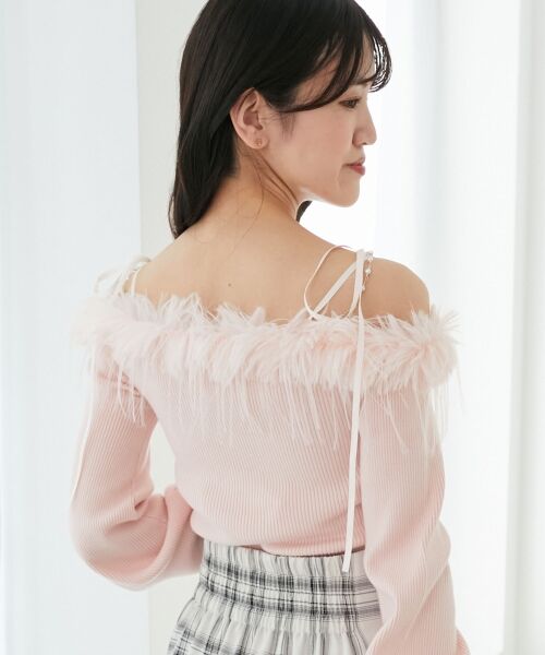 MAJESTIC LEGON / マジェスティックレゴン ニット・セーター | チェーン付きフェイクファーニット | 詳細16