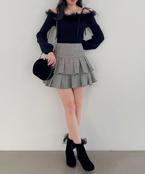 MAJESTIC LEGON / マジェスティックレゴン ニット・セーター | チェーン付きフェイクファーニット | 詳細25