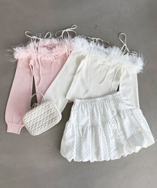 MAJESTIC LEGON / マジェスティックレゴン ニット・セーター | チェーン付きフェイクファーニット | 詳細26