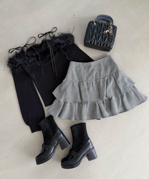 MAJESTIC LEGON / マジェスティックレゴン ニット・セーター | チェーン付きフェイクファーニット | 詳細27