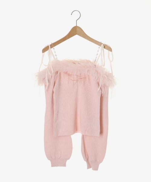 MAJESTIC LEGON / マジェスティックレゴン ニット・セーター | チェーン付きフェイクファーニット | 詳細29