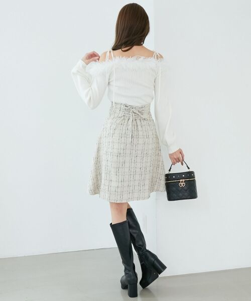 MAJESTIC LEGON / マジェスティックレゴン ニット・セーター | チェーン付きフェイクファーニット | 詳細4