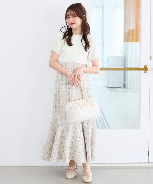 MAJESTIC LEGON / マジェスティックレゴン ニット・セーター | キラキラ袖シャギーニット | 詳細1