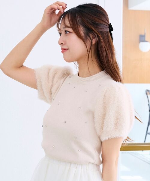 MAJESTIC LEGON / マジェスティックレゴン ニット・セーター | キラキラ袖シャギーニット | 詳細12