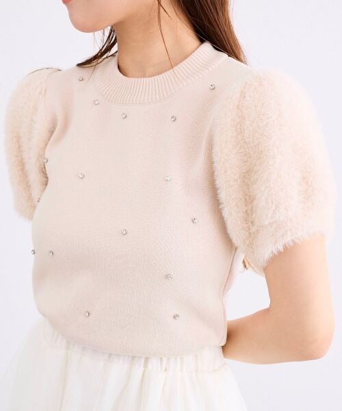 MAJESTIC LEGON / マジェスティックレゴン ニット・セーター | キラキラ袖シャギーニット | 詳細14