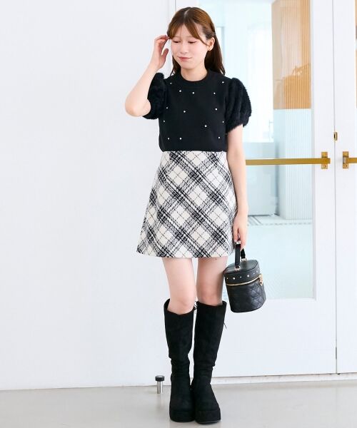 MAJESTIC LEGON / マジェスティックレゴン ニット・セーター | キラキラ袖シャギーニット | 詳細15