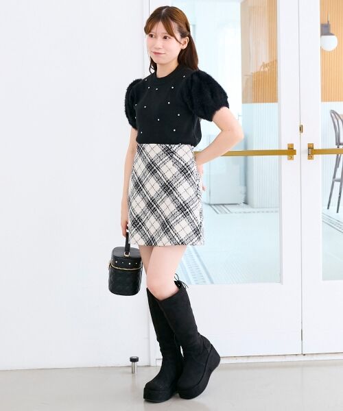 MAJESTIC LEGON / マジェスティックレゴン ニット・セーター | キラキラ袖シャギーニット | 詳細16