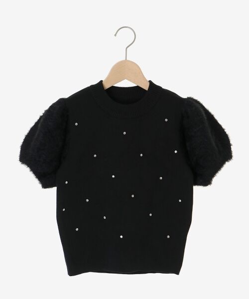 MAJESTIC LEGON / マジェスティックレゴン ニット・セーター | キラキラ袖シャギーニット | 詳細24