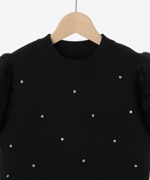 MAJESTIC LEGON / マジェスティックレゴン ニット・セーター | キラキラ袖シャギーニット | 詳細26