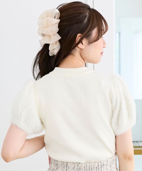 MAJESTIC LEGON / マジェスティックレゴン ニット・セーター | キラキラ袖シャギーニット | 詳細6