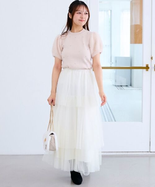 MAJESTIC LEGON / マジェスティックレゴン ニット・セーター | キラキラ袖シャギーニット | 詳細8