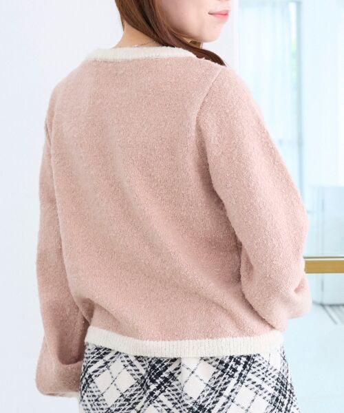 MAJESTIC LEGON / マジェスティックレゴン カーディガン・ボレロ | キラキラベロアリボンカーディガン | 詳細12