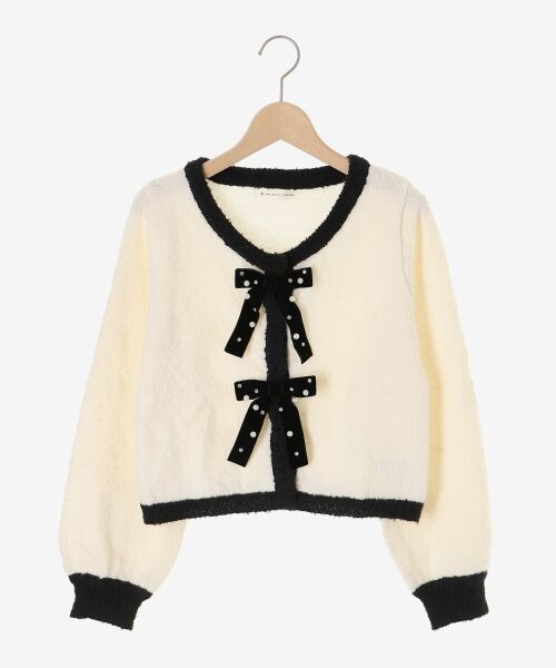 MAJESTIC LEGON / マジェスティックレゴン カーディガン・ボレロ | キラキラベロアリボンカーディガン | 詳細21