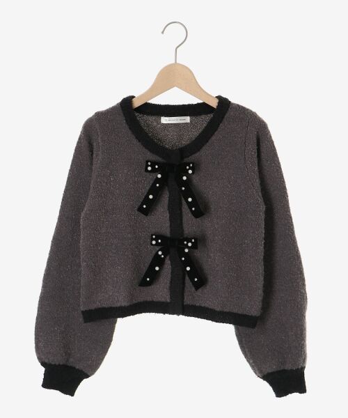 MAJESTIC LEGON / マジェスティックレゴン カーディガン・ボレロ | キラキラベロアリボンカーディガン | 詳細23